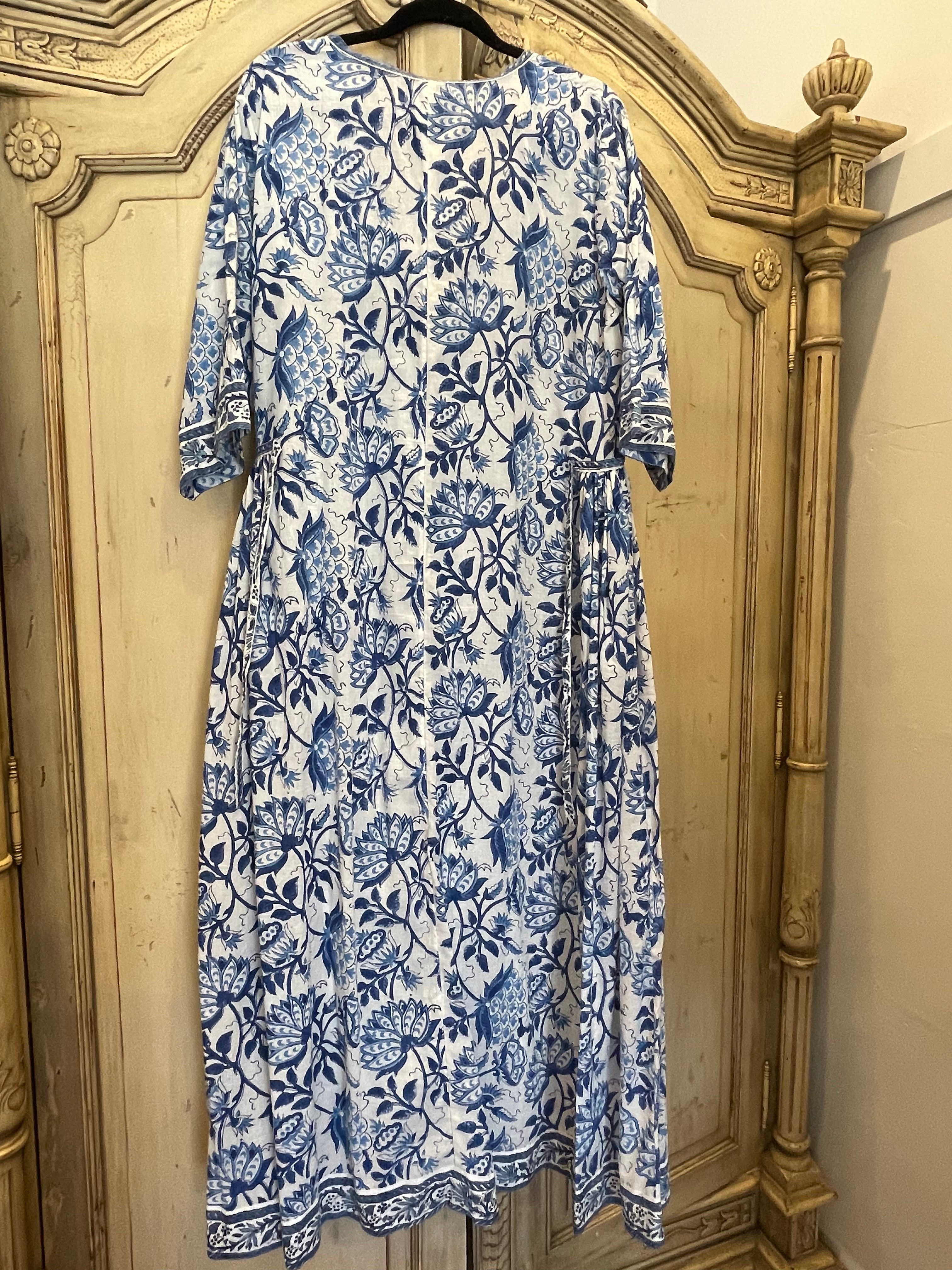 BHOPALI KURTA DRESS - FRENCH  FLORAL