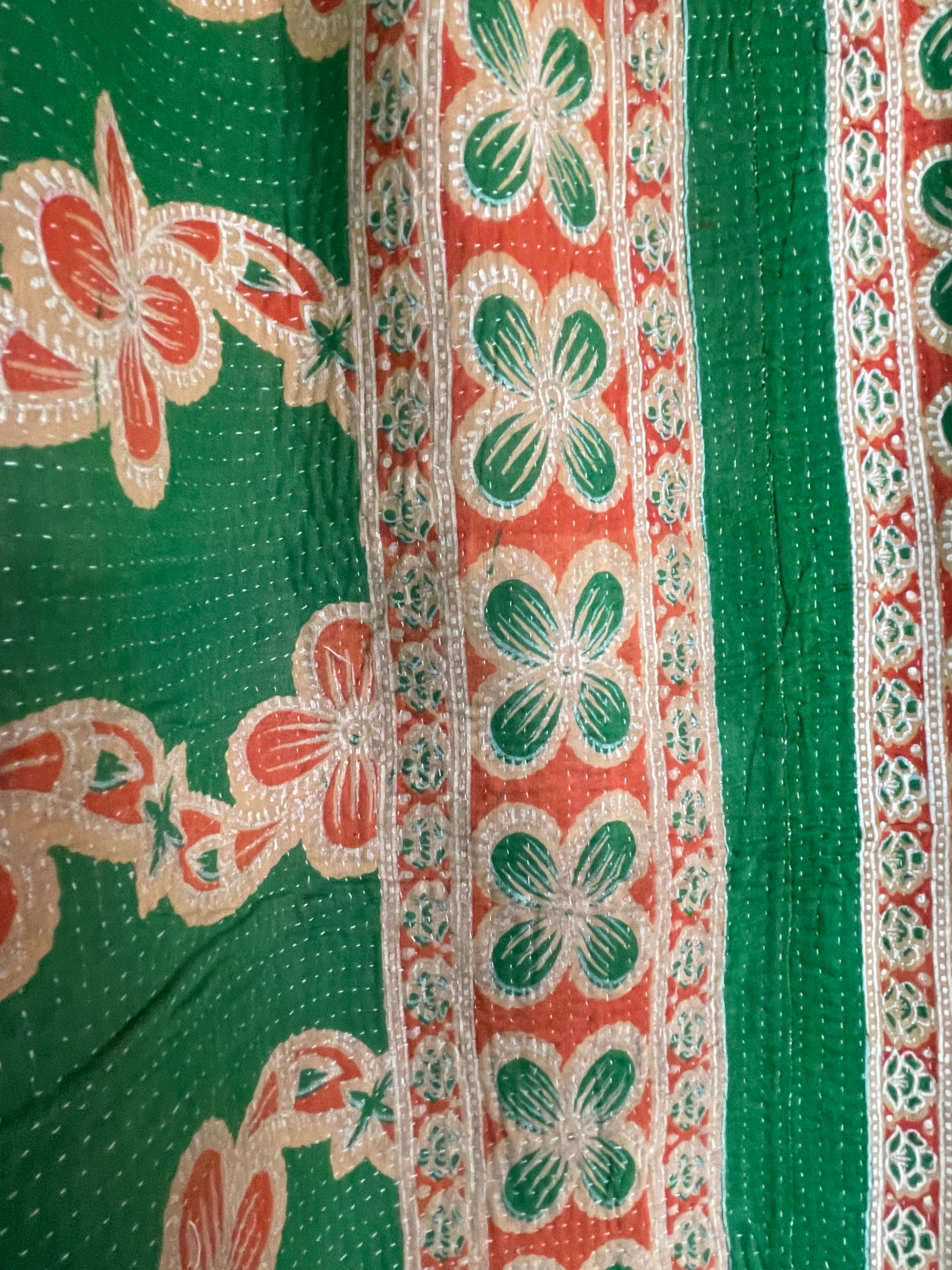 VINTAGE KANTHA - SHAMROCK