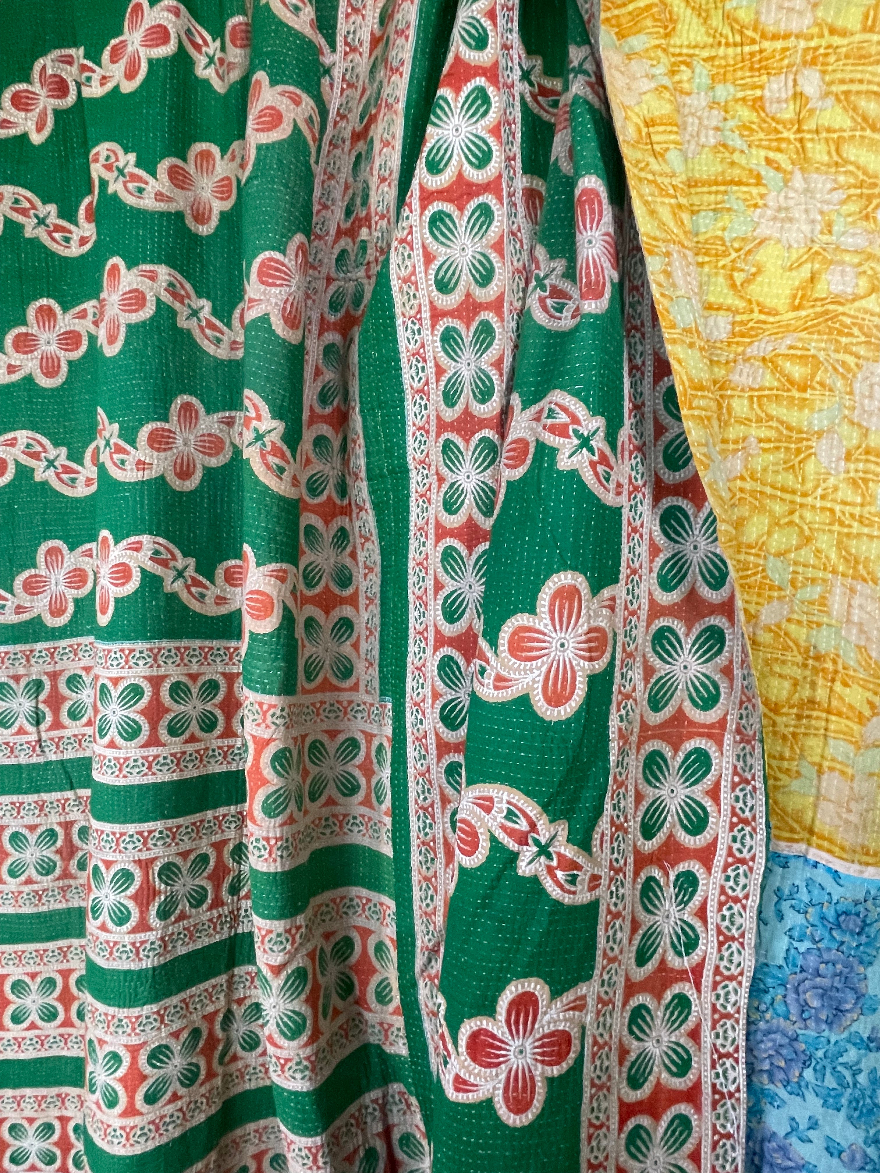 VINTAGE KANTHA - SHAMROCK