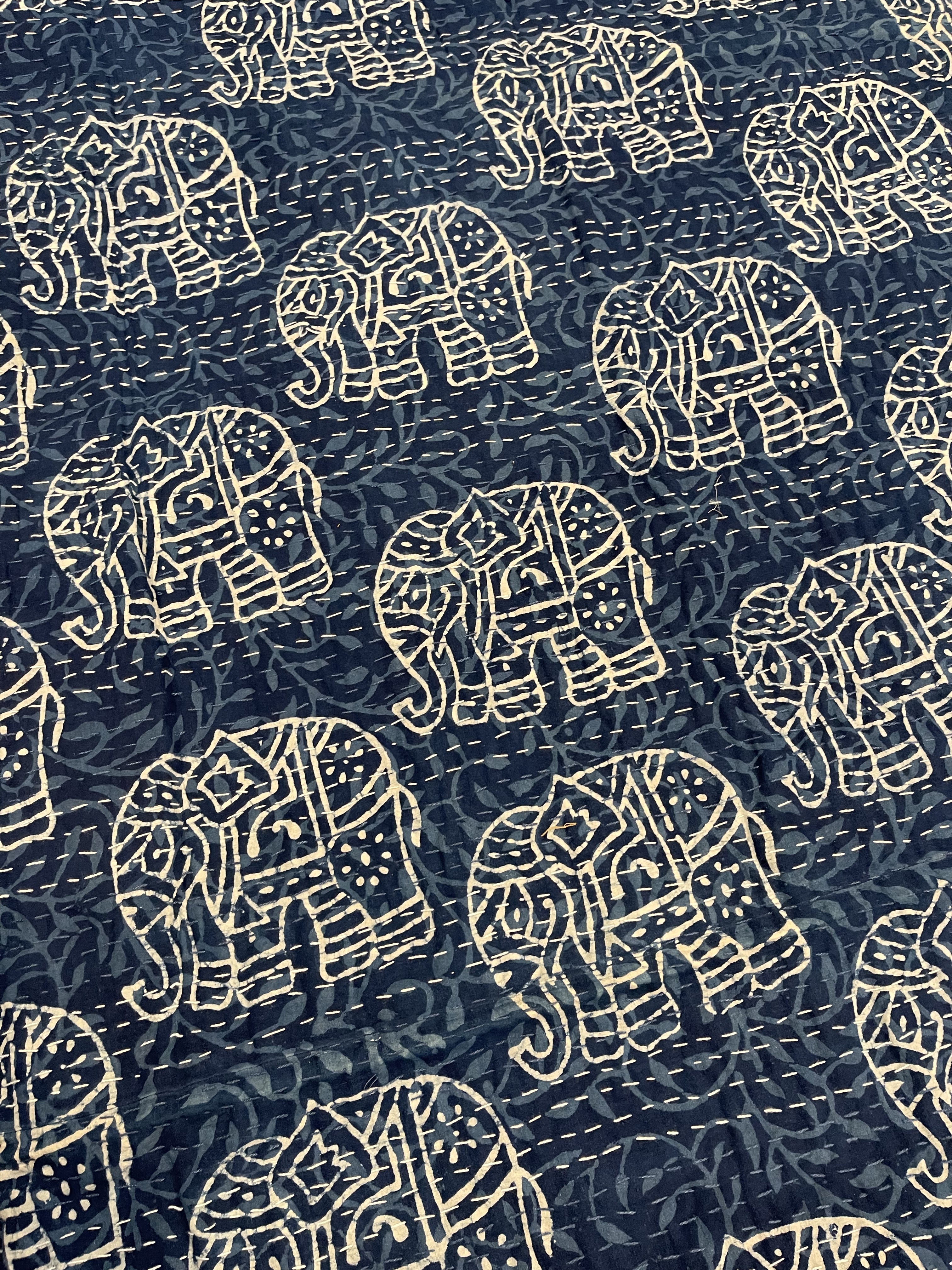 KANTHA - INDIGO ELEPHANT WALK