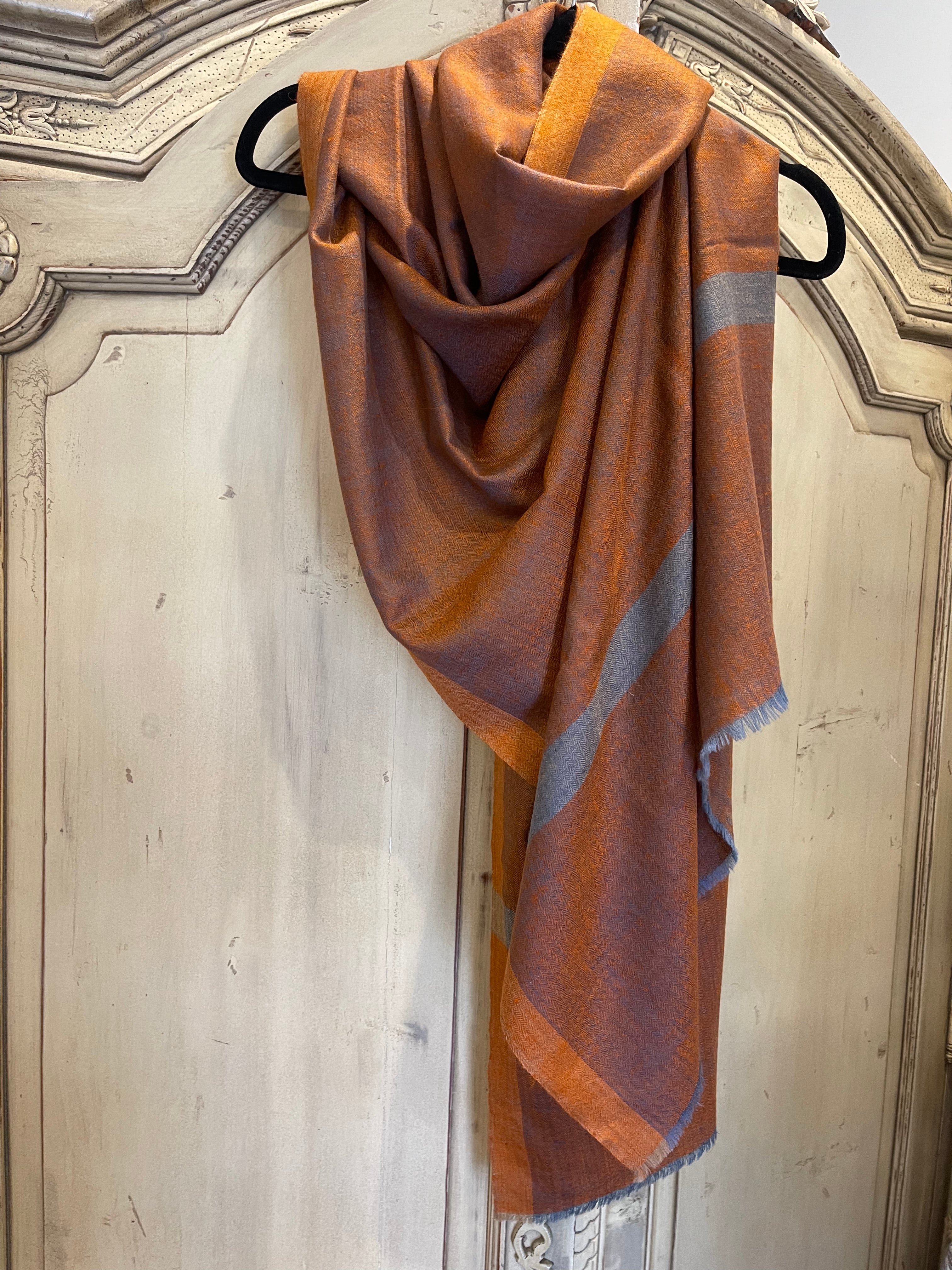 Pashmina Diamond Weave Scarf - Sunset