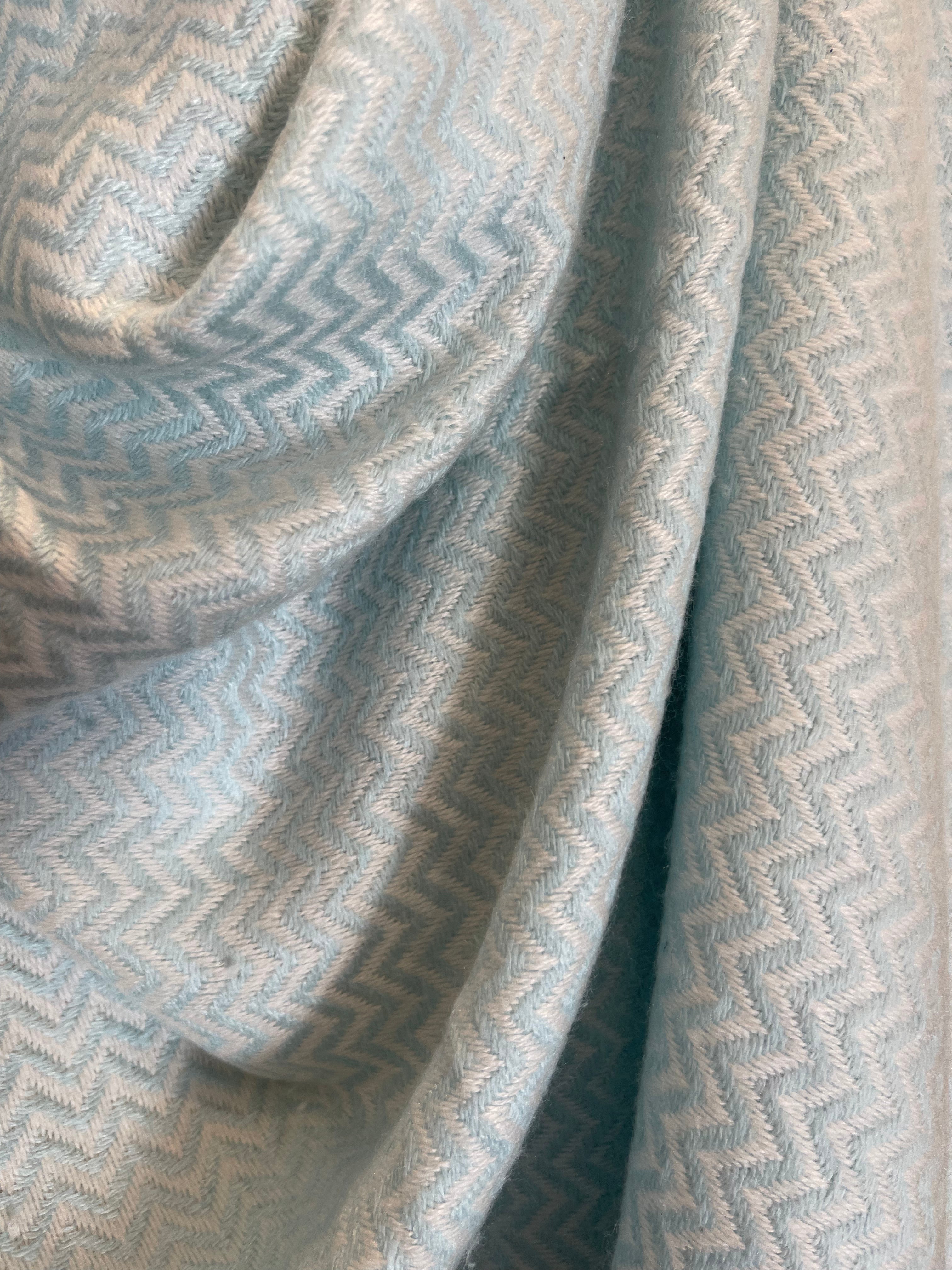 Cashmere Wrap - Chevron Ice