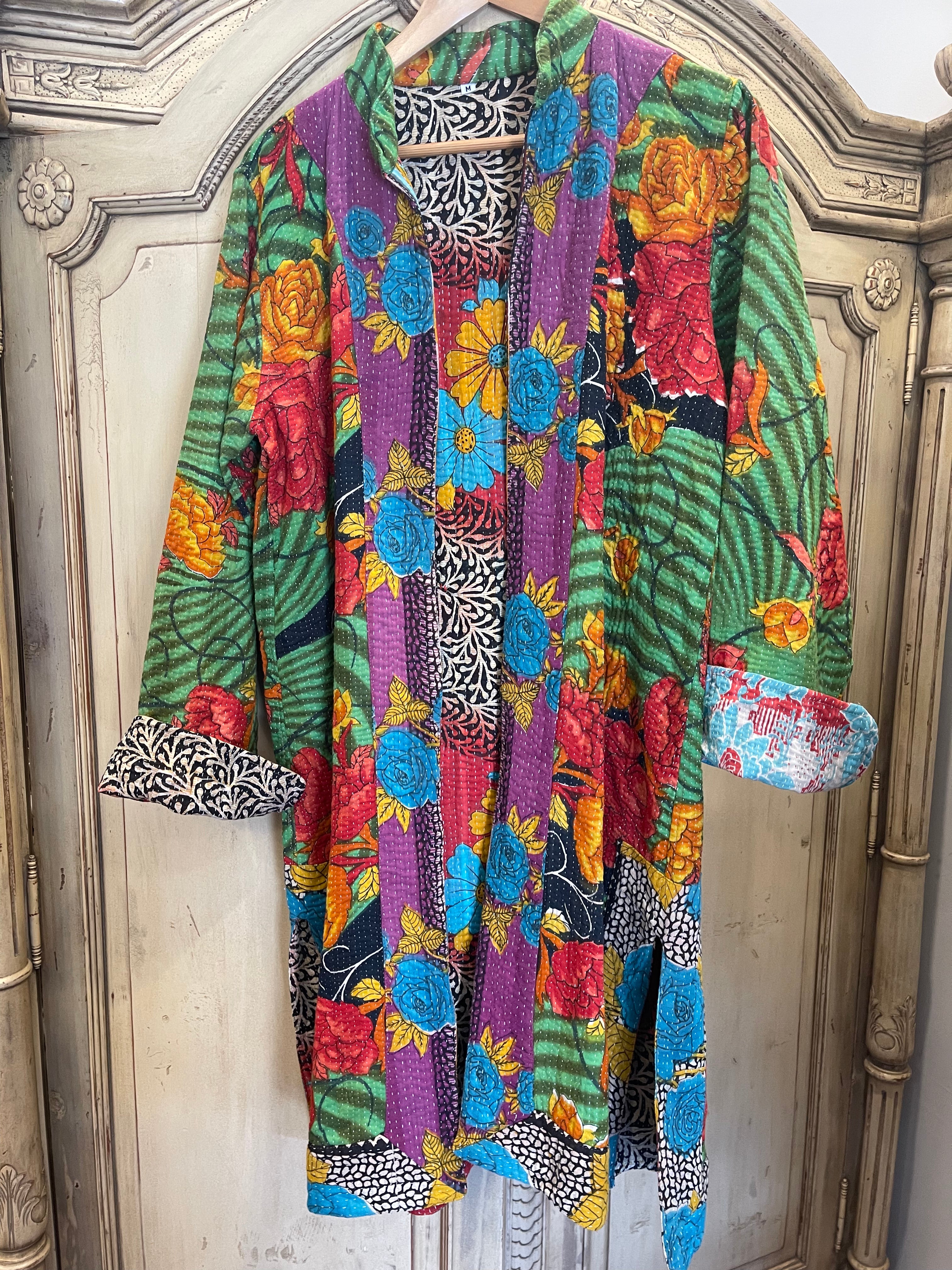 Vintage Kantha Jacket - Paradise