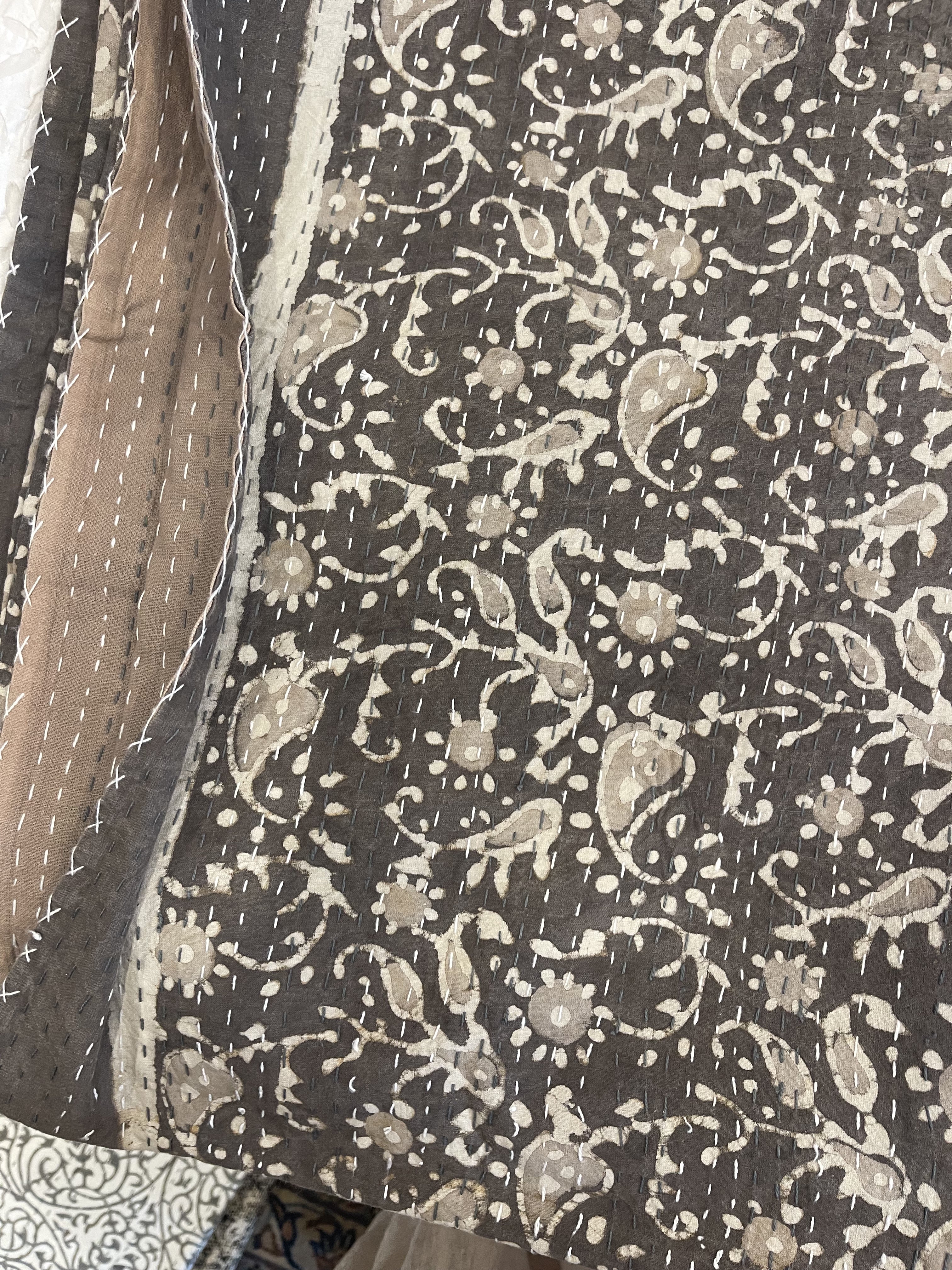 KANTHA - WARM EARTH FLORAL FOREST