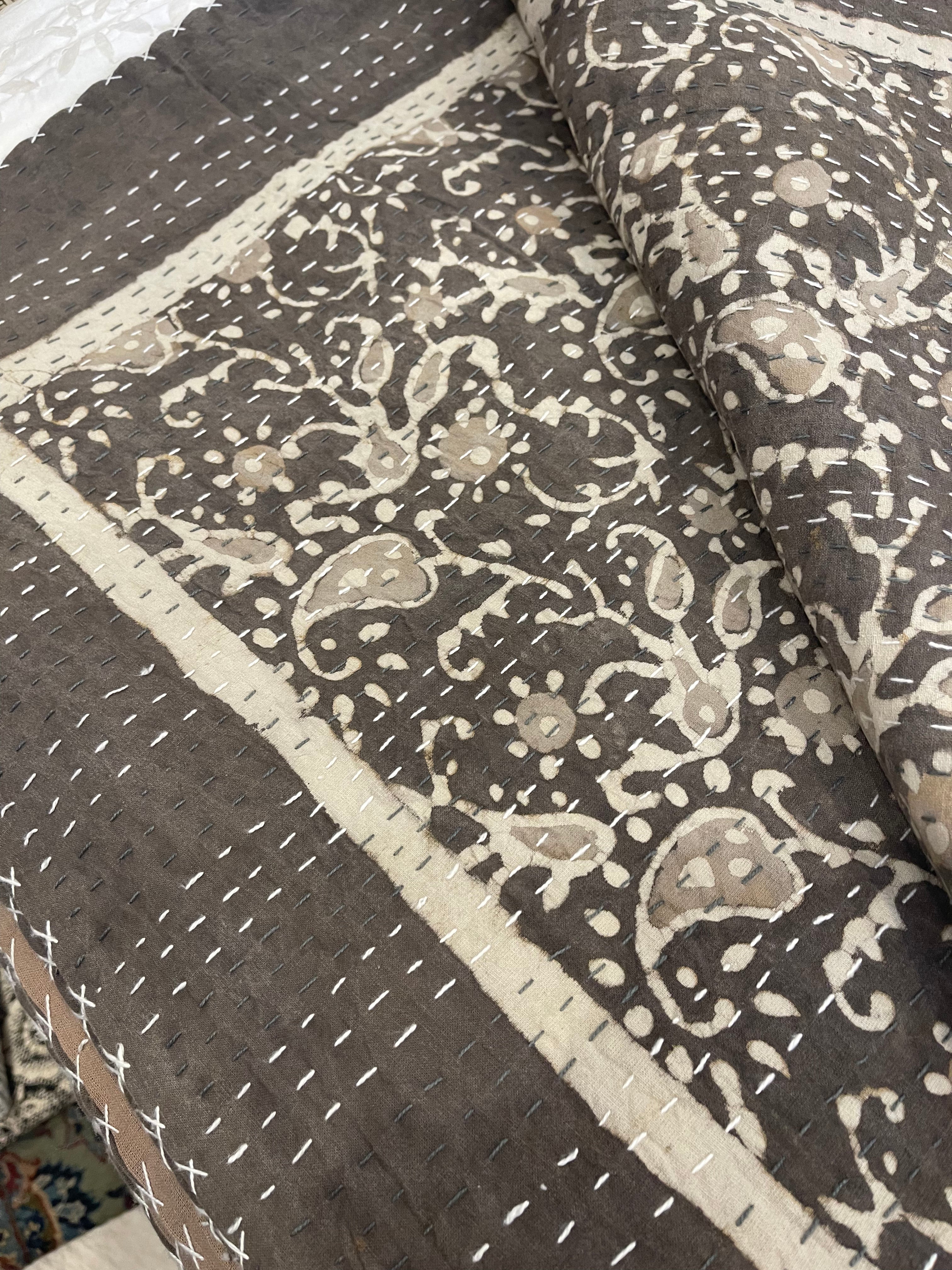 KANTHA - WARM EARTH FLORAL FOREST