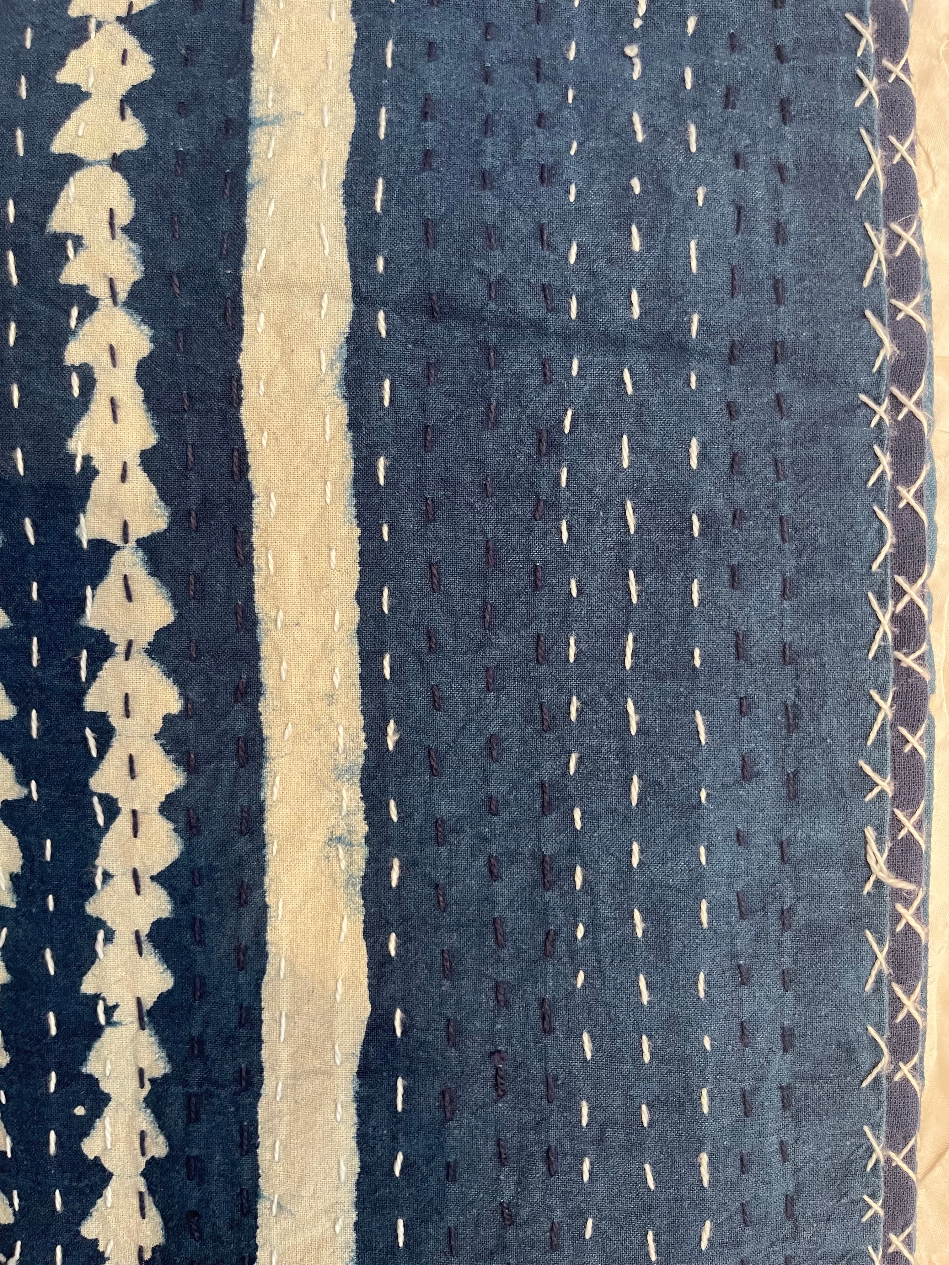 KANTHA - INDIGO SERRATED BANKSIA LEAF