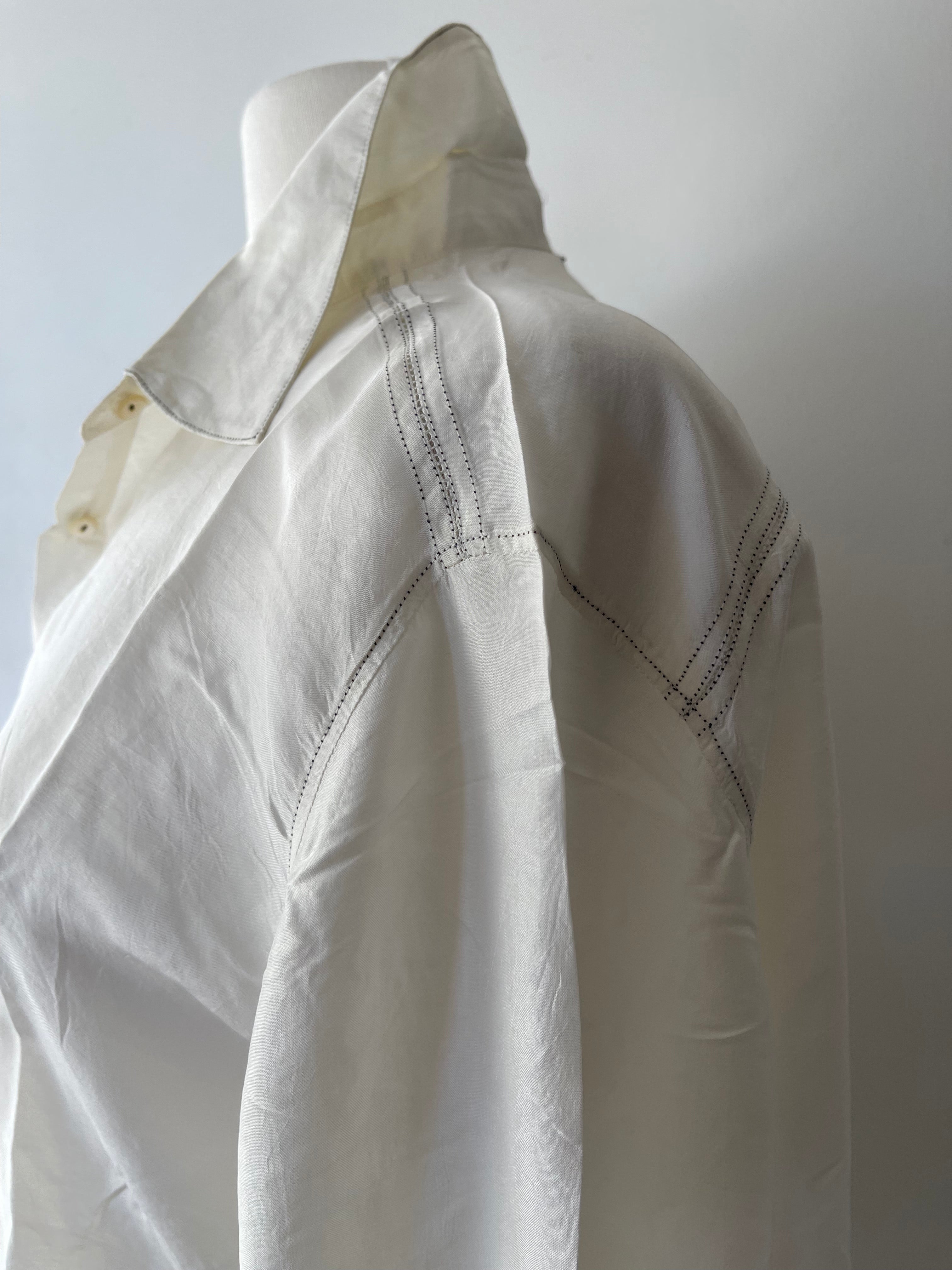 VAMIKA SILK SHIRT - IVORY