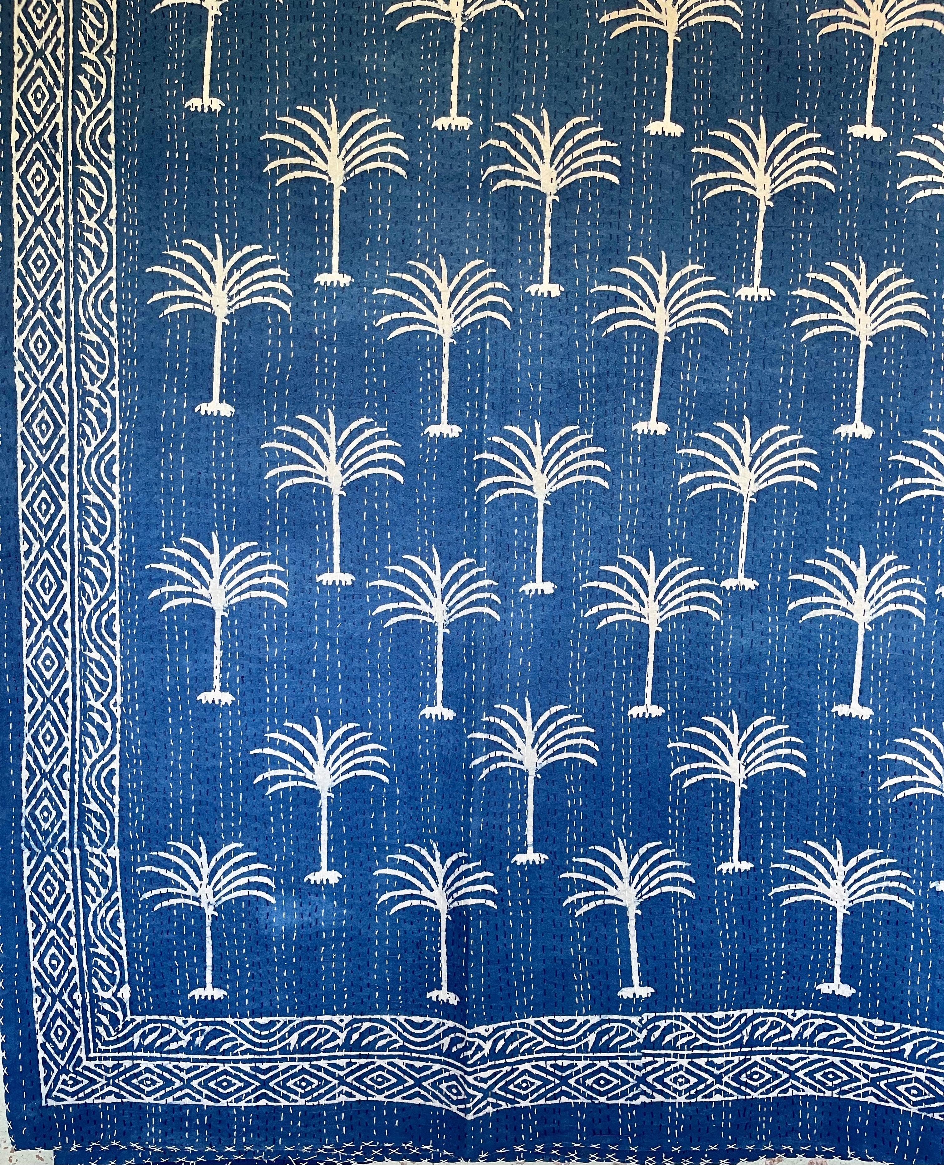 KANTHA - INDIGO PALM STAMP