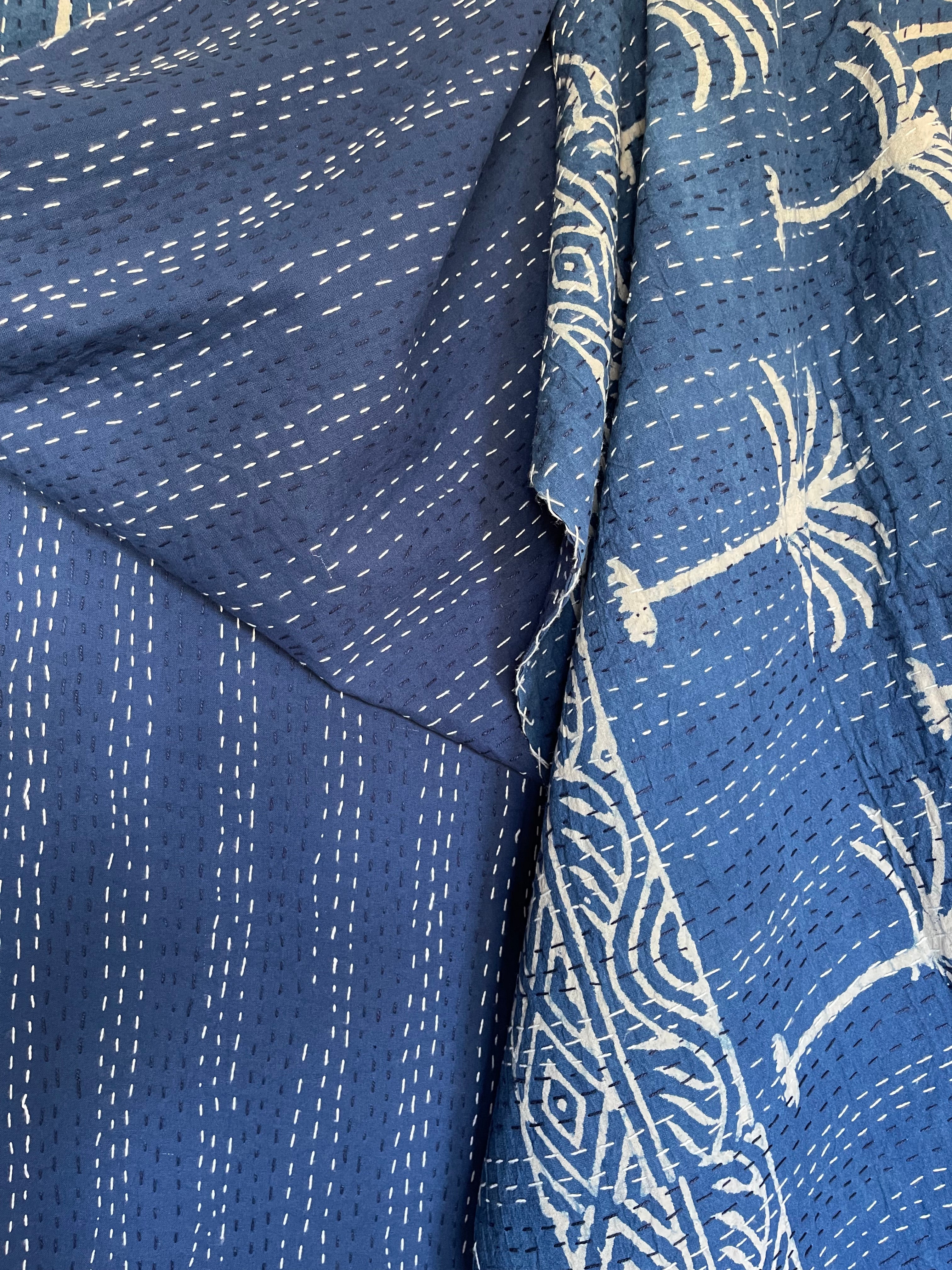 KANTHA - INDIGO PALM STAMP