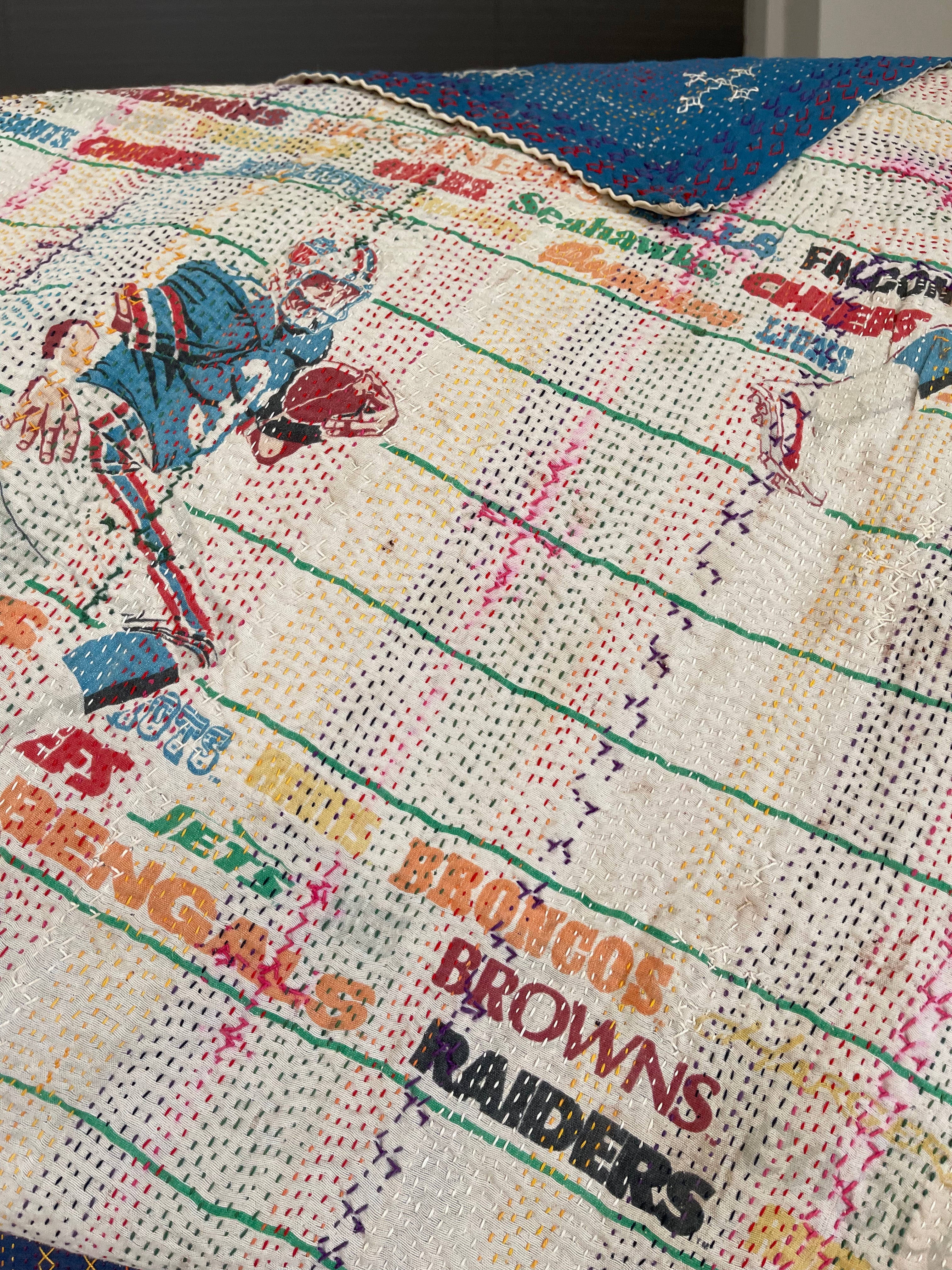 Snake Charmer Quilt - Patch of Blue