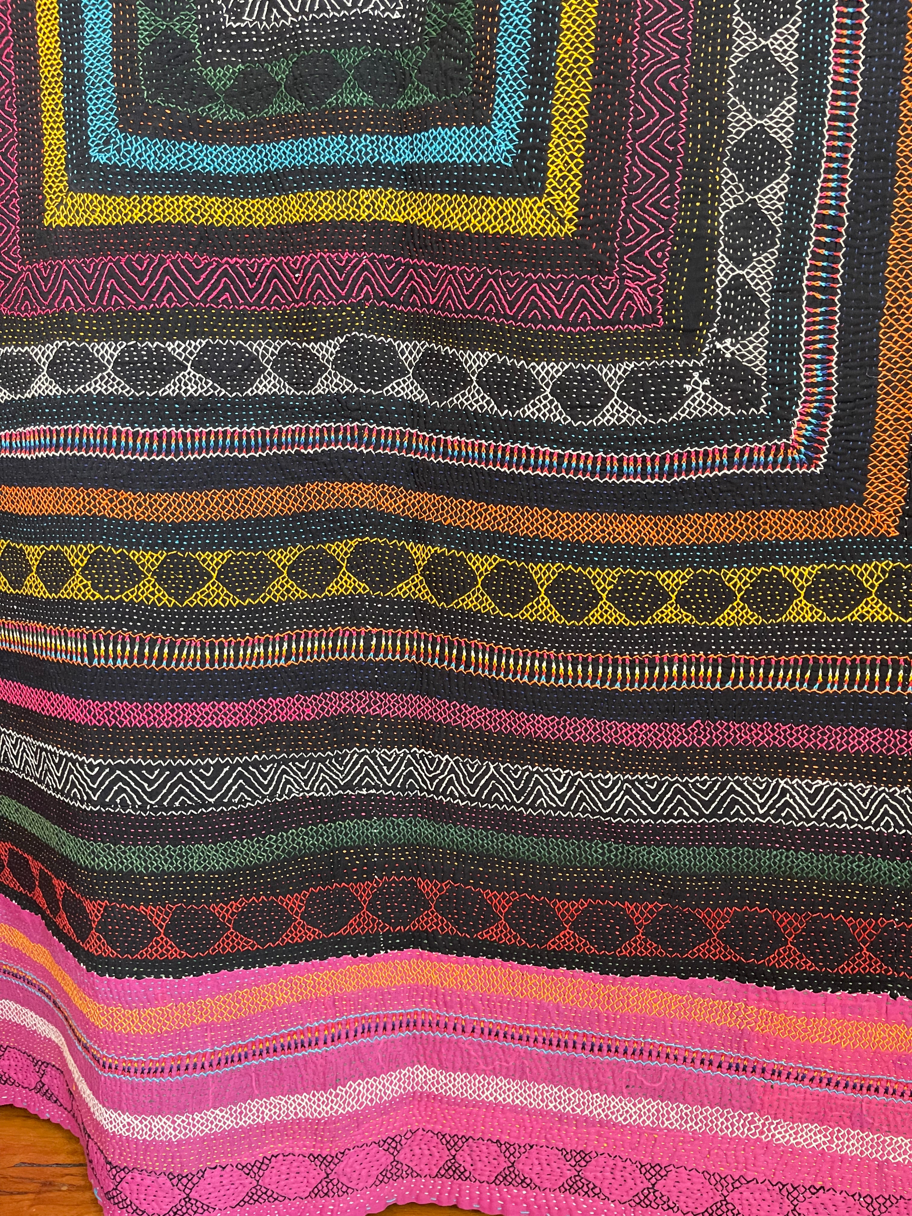 Snake Charmer Quilt - Celestial Pink Border