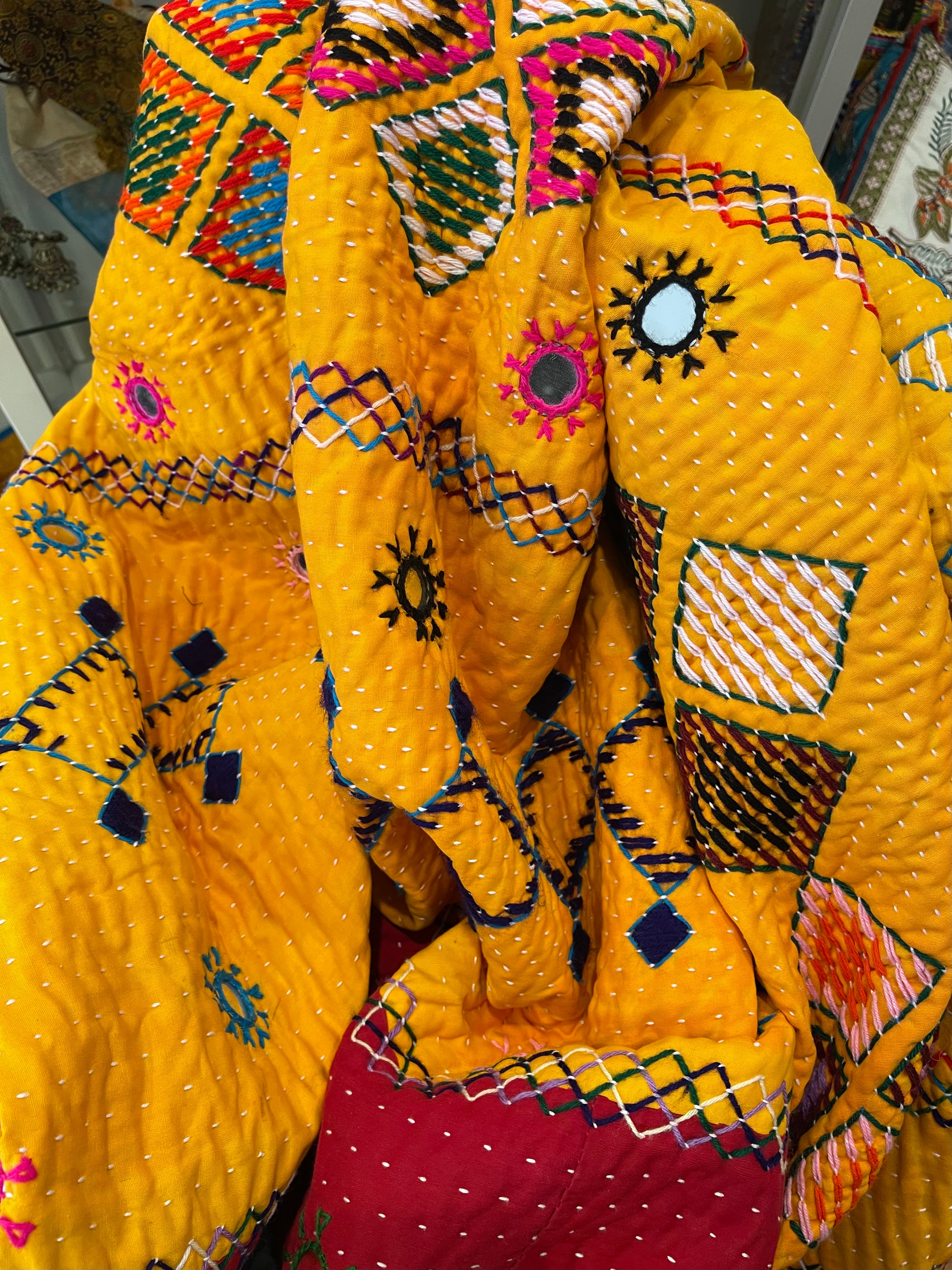 KALBELIA QUILT - YELLOW