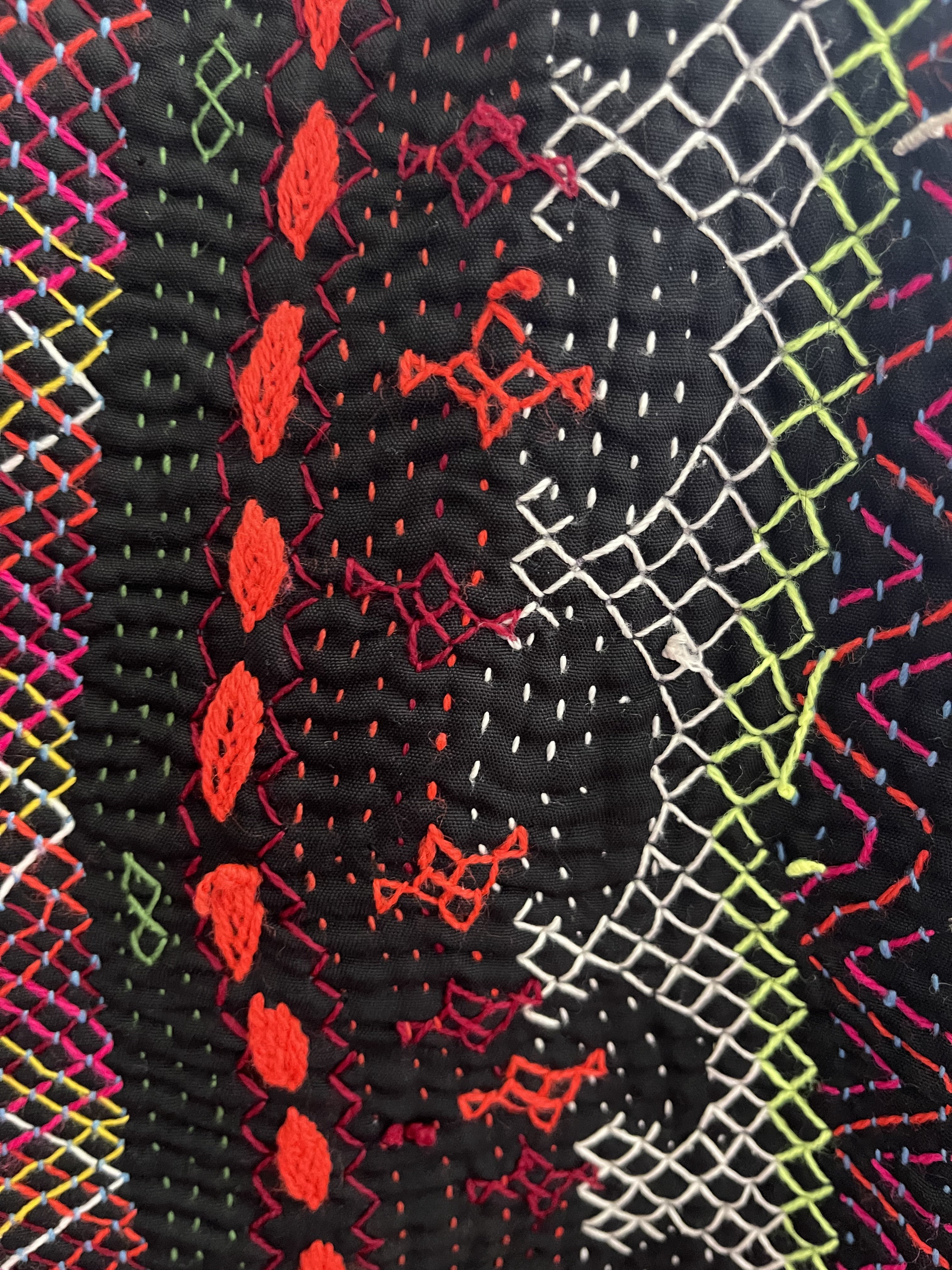 Snake Charmer Quilt - Neon Reflection