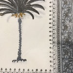 Tablecloth Rectangular - Grey Palm